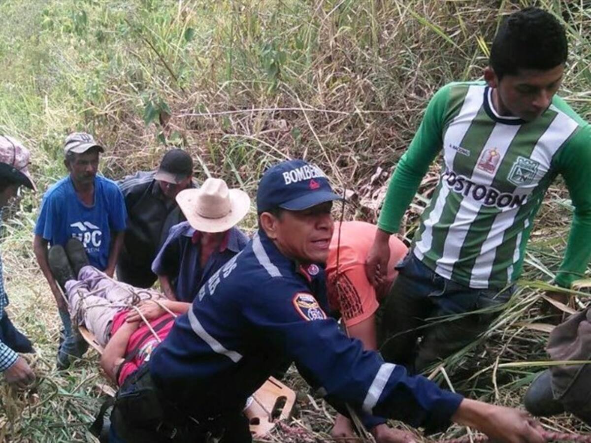 Accidente deja dos hombres heridos en Timbío, Cauca