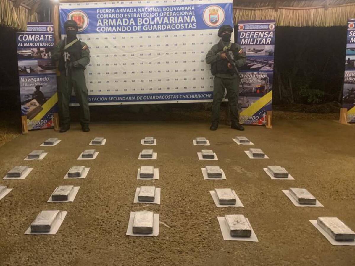 Operativos en Venezuela incautan droga y detienen hombres originarios de Colombia