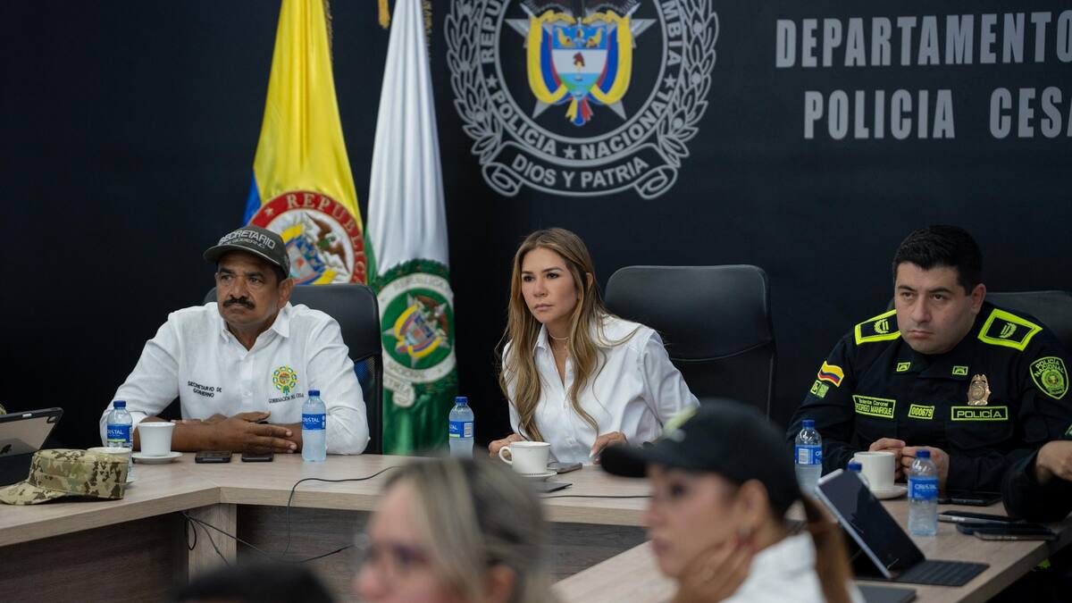 Gobernadora del Cesar alerta sobrevuelos de drones en estaciones de Policía
