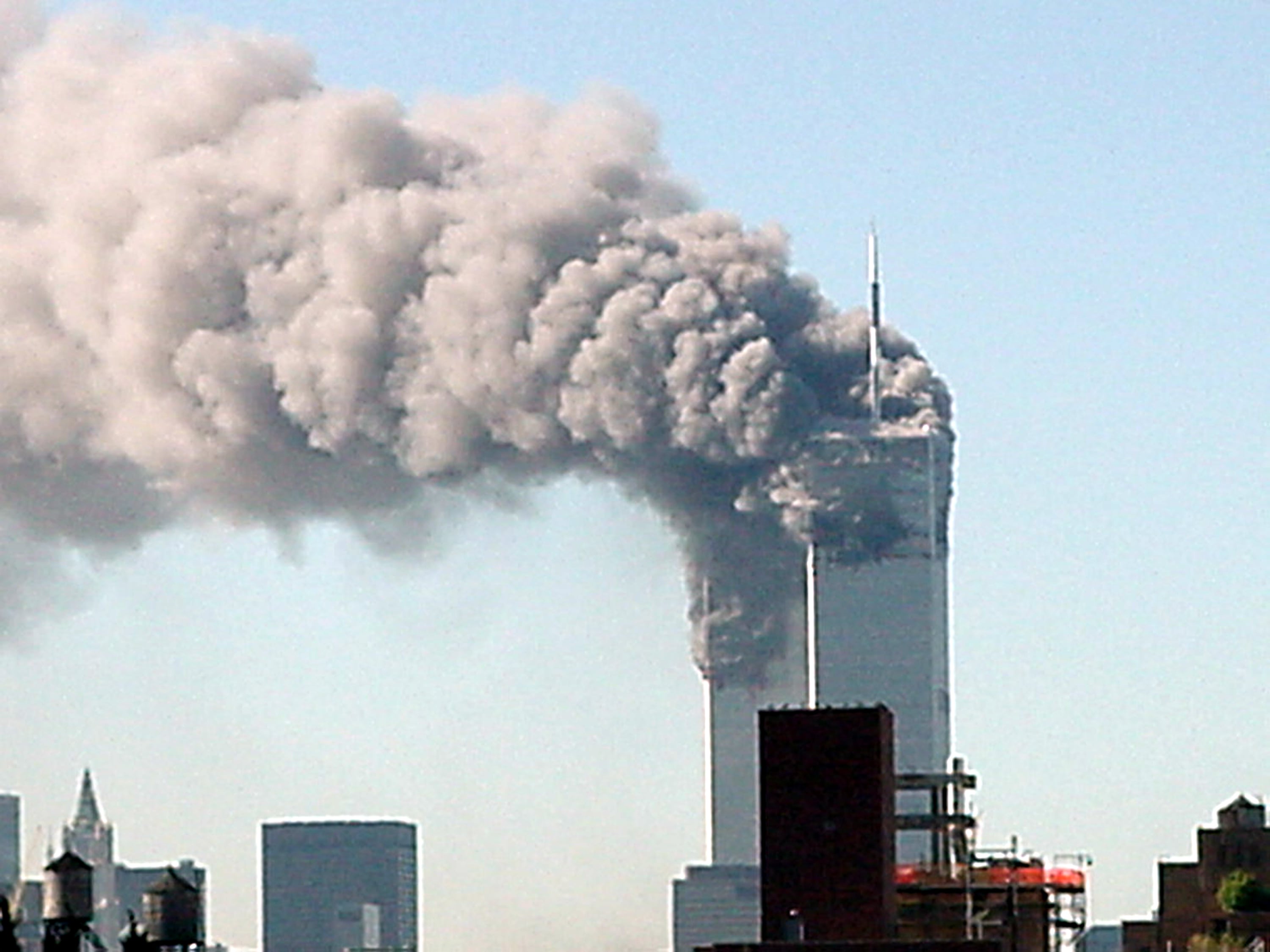 Ataque las Torres Gemelas (World Trade Center) el 11 de septiembre del 2001. Foto: Getty Images.