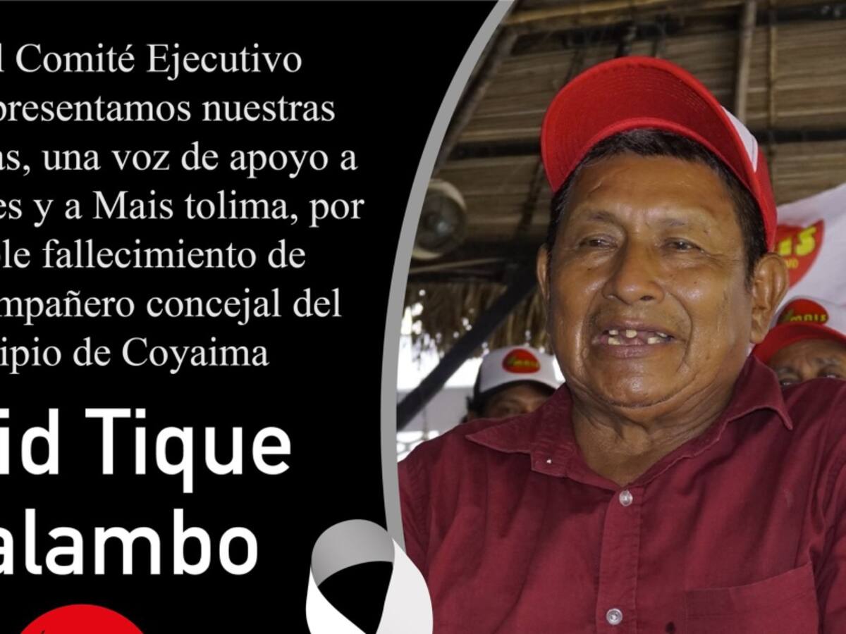 Un concejal indígena falleció víctima de coronavirus