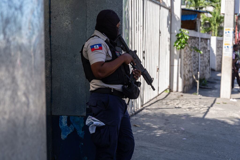 Policía en Haití. I Foto: Guerinault Louis/Anadolu via Getty Images.