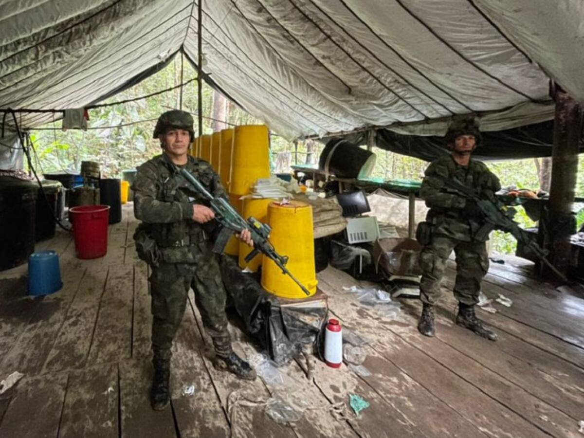 Desmantelaron laboratorio para procesar cocaína en el sur de Bolívar