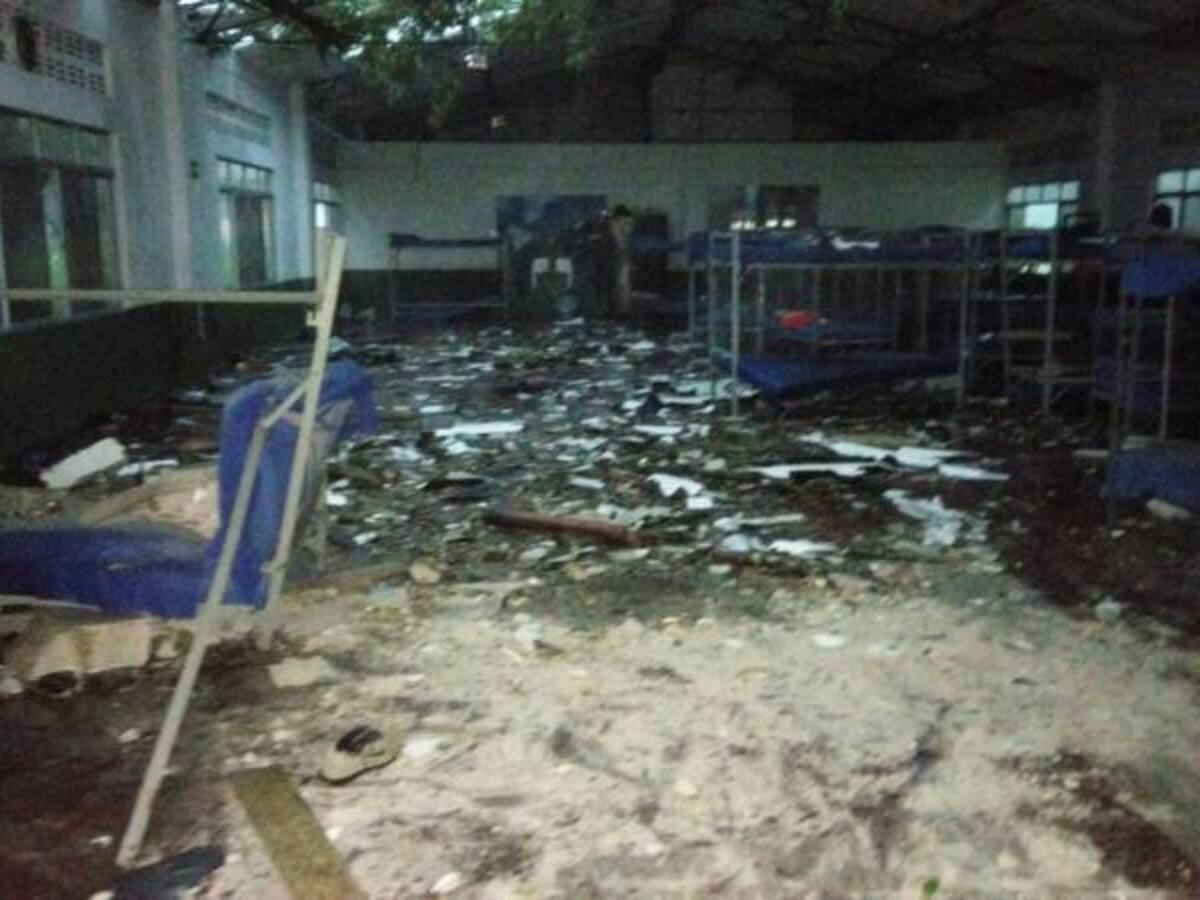 Las lluvias causaron estragos en el Ejército en Villavicencio