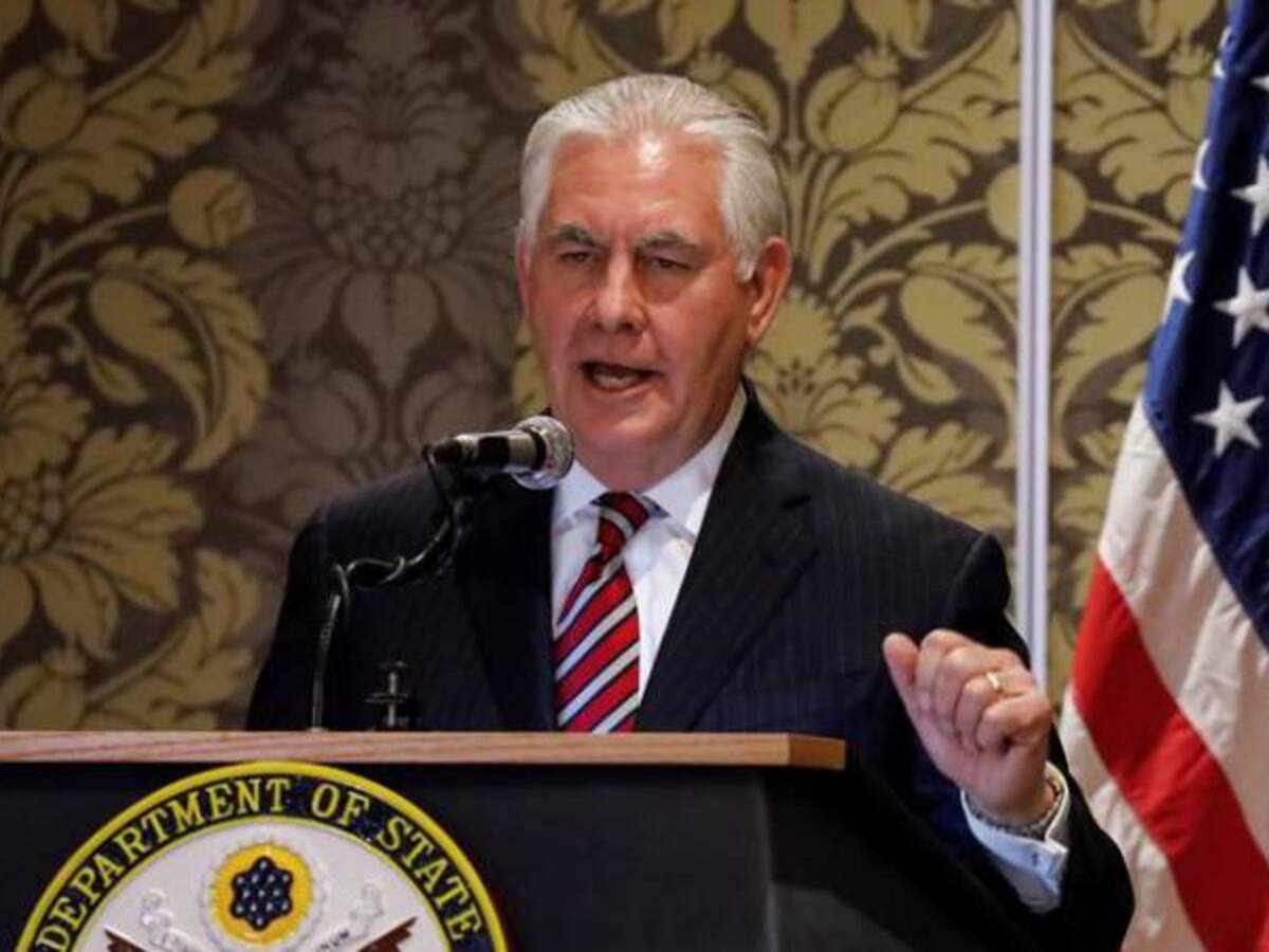 "Mi trabajo como Secretario de Estado terminará el 31 de marzo": Tillerson