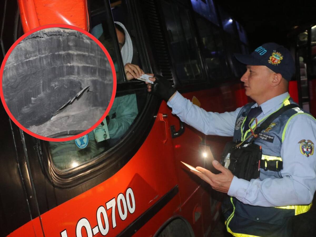 El 60% de las busetas inspeccionadas en un operativo en Ibagué presentaron fallas