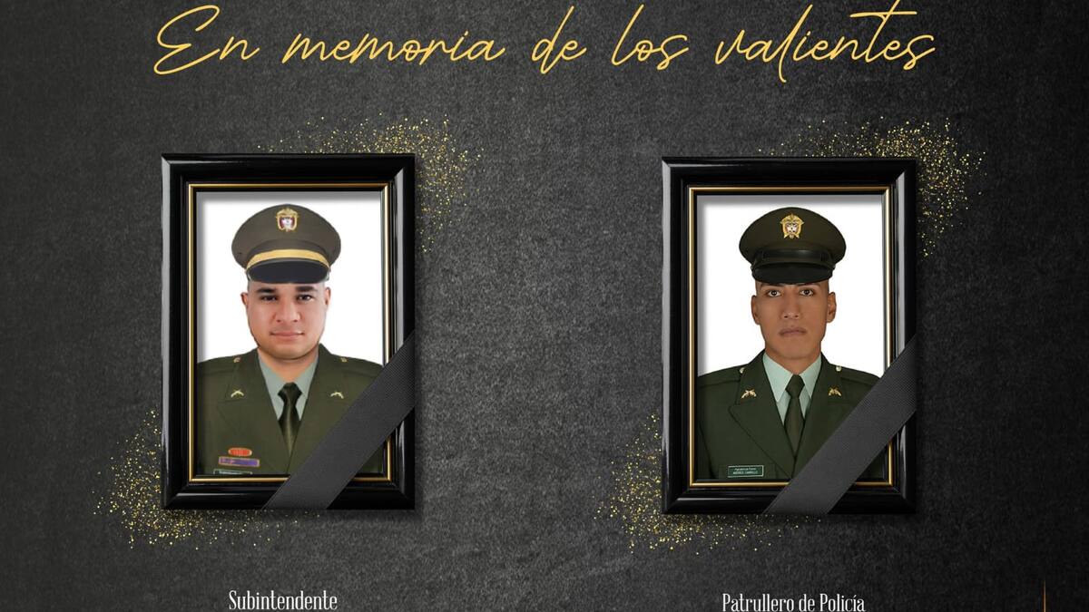 Policía atribuyó al Clan del Golfo ataque armado que dejó dos uniformados muertos en Cartagena