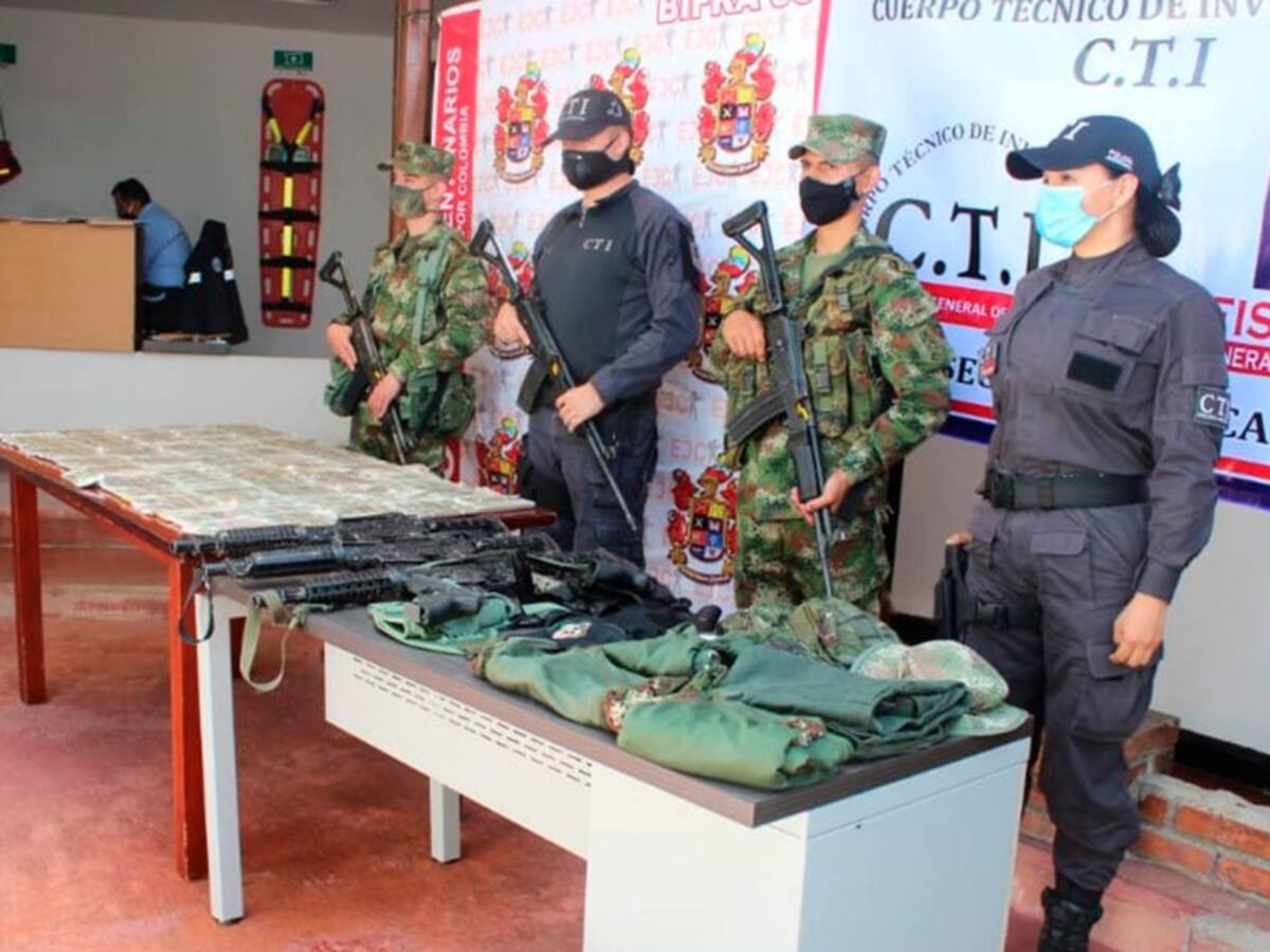 Descubren red dedicada al tráfico de armas, oro y dólares falsos en Popayán