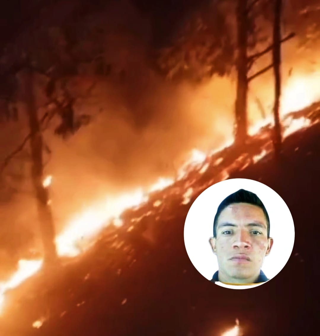 El incendio en zona rural de Tarqui permanece activo y es atendido por cuerpos de bomberos del sur del Huila.
