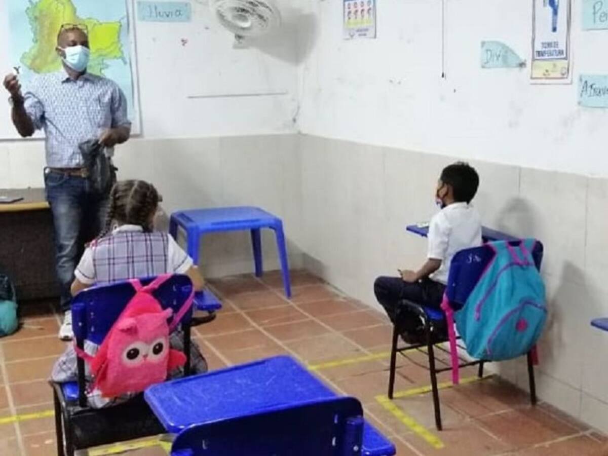I.E. Hijos de María regresó a clases presenciales en Cartagena
