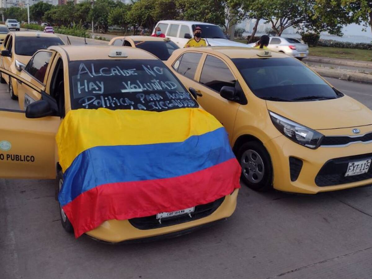 Taxistas preocupados por ola de atracos en Cartagena