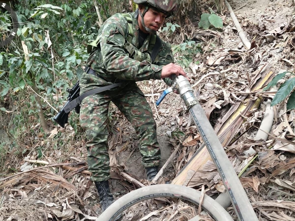 Ejército intensifica ofensiva contra el hurto de hidrocarburos en Cundinamarca