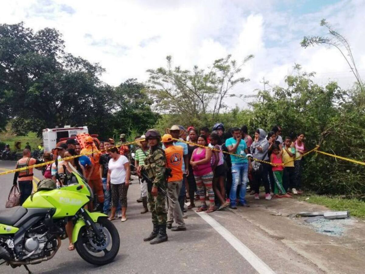Dos muertos y dos heridos en accidente de tránsito en el sur de Bolívar