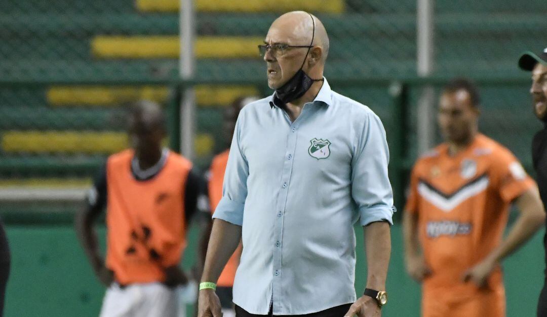 Director técnico del Deportivo Cali, Alfredo Arias