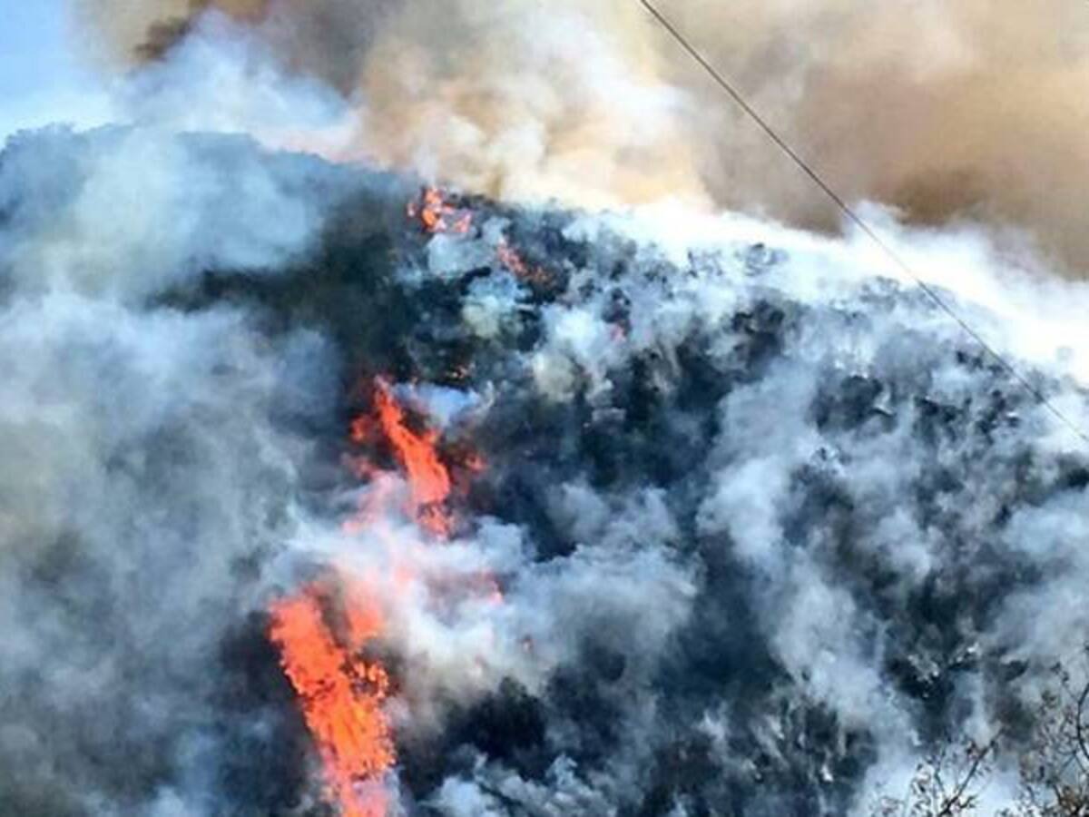 En un 95% se ha controlado incendio forestal en Tocancipá, Cundinamarca