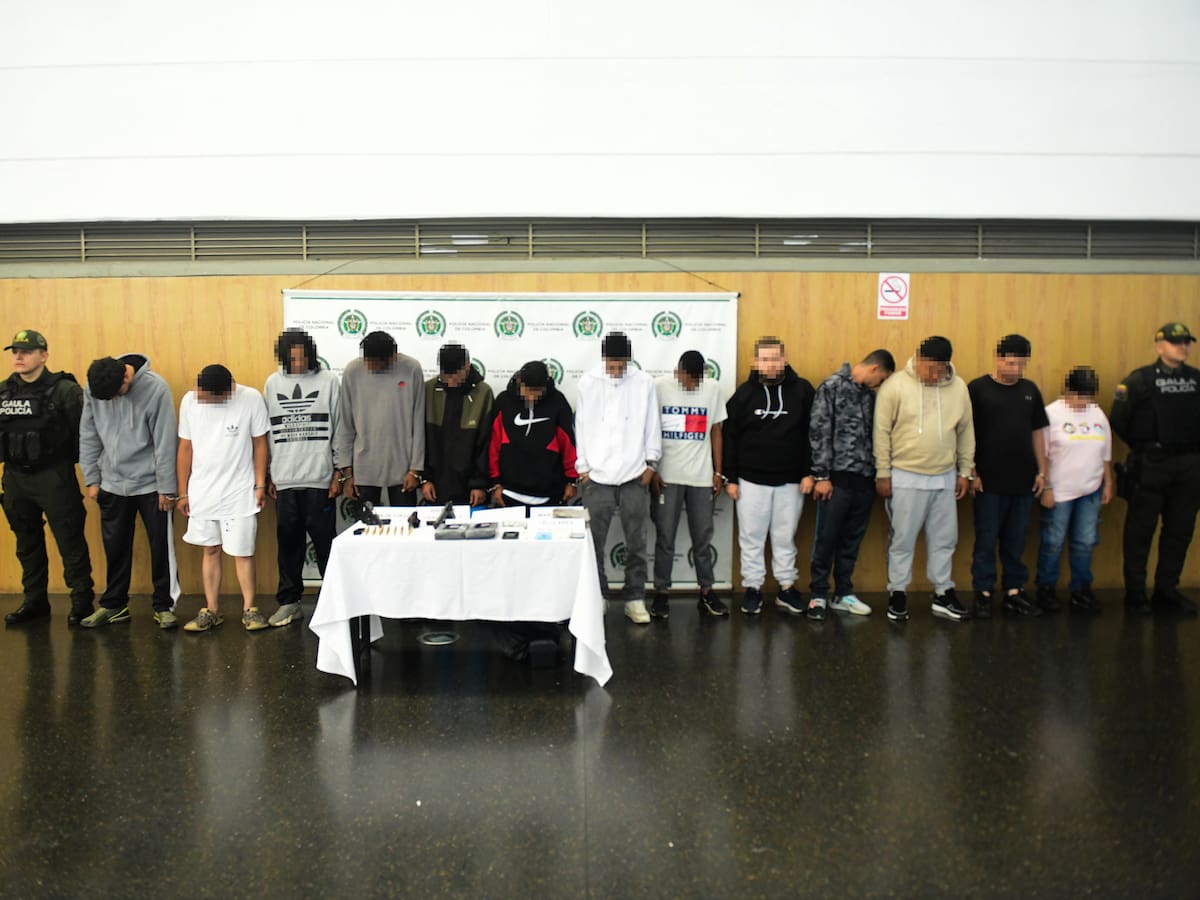 Capturados 15 integrantes de ‘Los Chatas’ en Girardota