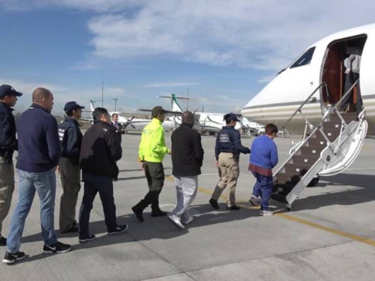 Colombia extraditó a nueve narcotraficantes