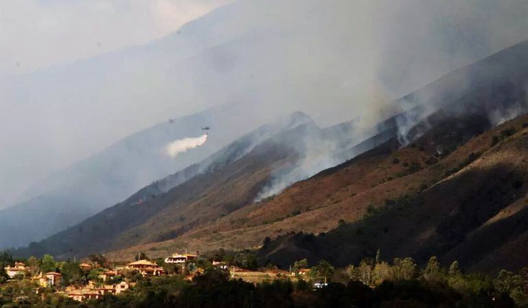 Incendio en Villa de Leyva
