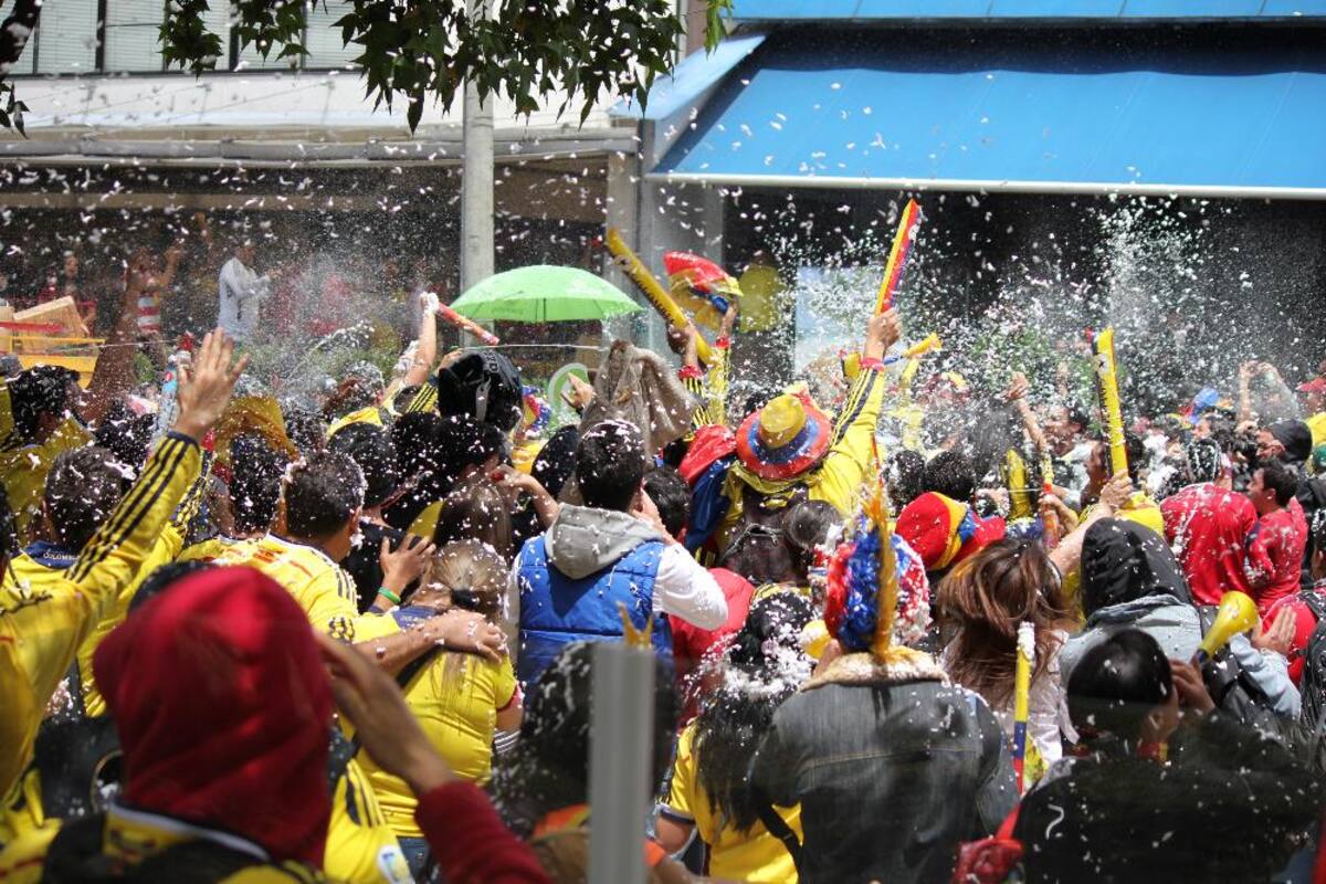 El elenco colombiano acaricia los octavos de final del Mundial Brasil 2014.