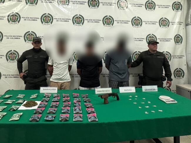 Capturados tres presuntos integrantes de las Autodefensas Conquistadores de la Sierra Nevada en Santa Marta