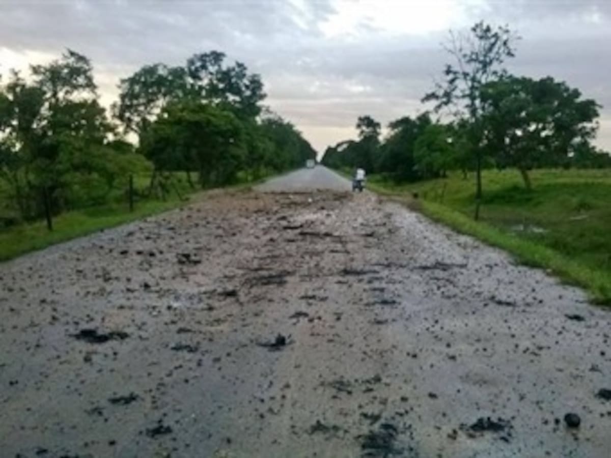 Ocho militares heridos por hostigamiento guerrillero en Fortul, Arauca