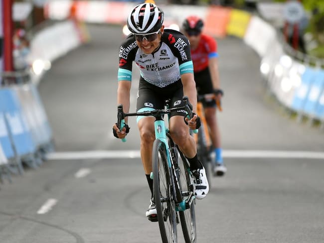 Esteban Chaves, ciclista colombiano en la última etapa de la Vuelta al País Vasco