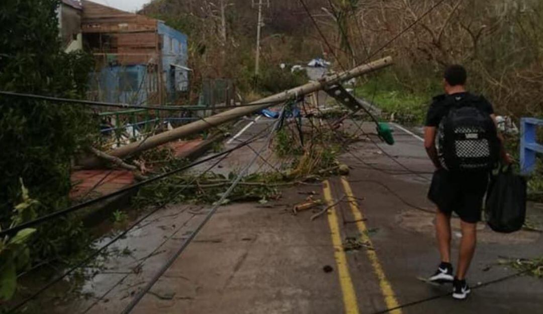 Estragos de Iota en Providencia