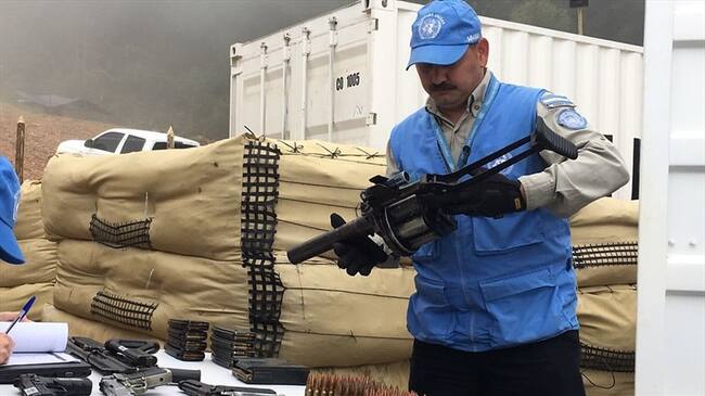 Jaramillo confirma que habrá más armas de las Farc que las inicialmente previstas. Foto: Colprensa