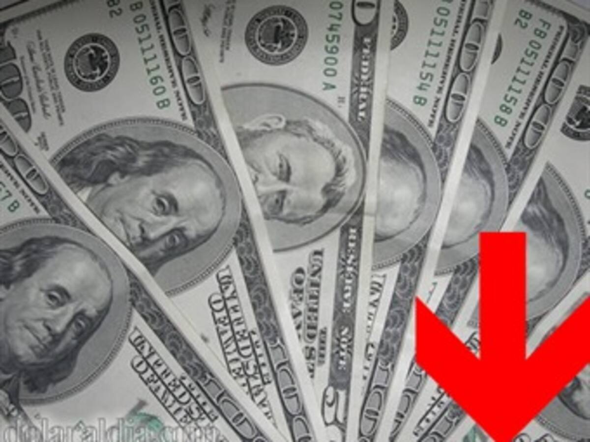 Bajonazo del dólar. El precio cayó $54
