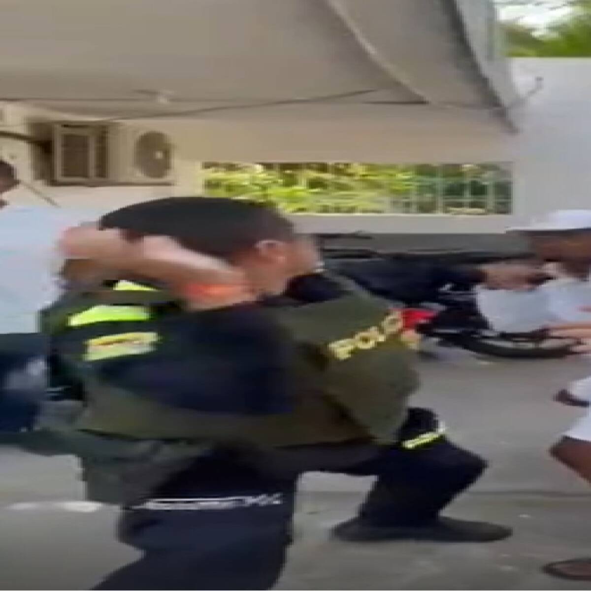 Policía de Cartagena se refirió a pelea entre uniformado y motociclista: hay un capturado