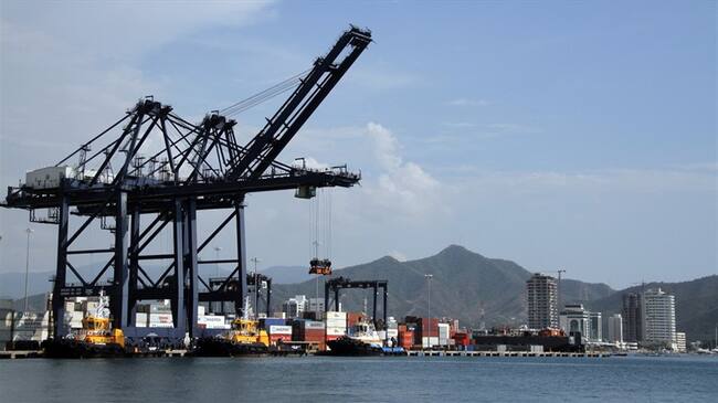 Dos toneladas de droga fueron incautadas en el Puerto de Santa Marta. Foto: Colprensa