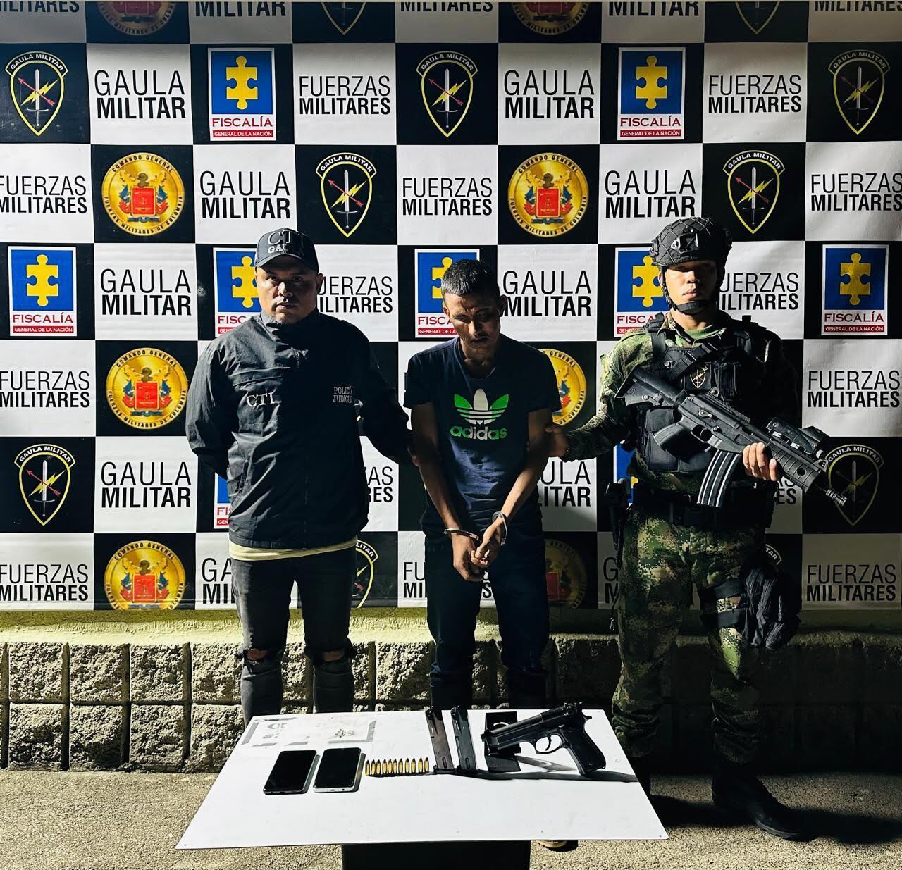 El Ejército adelantó el operativo en zona rural de Dabeiba, Antioquia. Foto: Ejército.