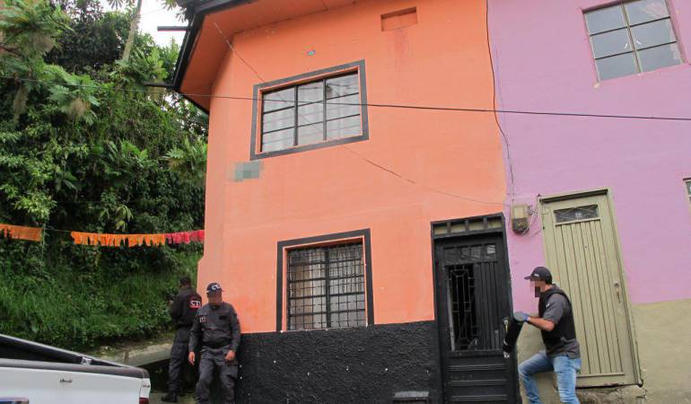 Operativo de la Fiscalía en Manizales