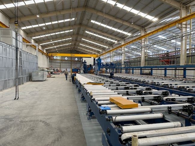 Nueva planta de Tecnoglass en Barranquilla./Twitter de Christian Daes