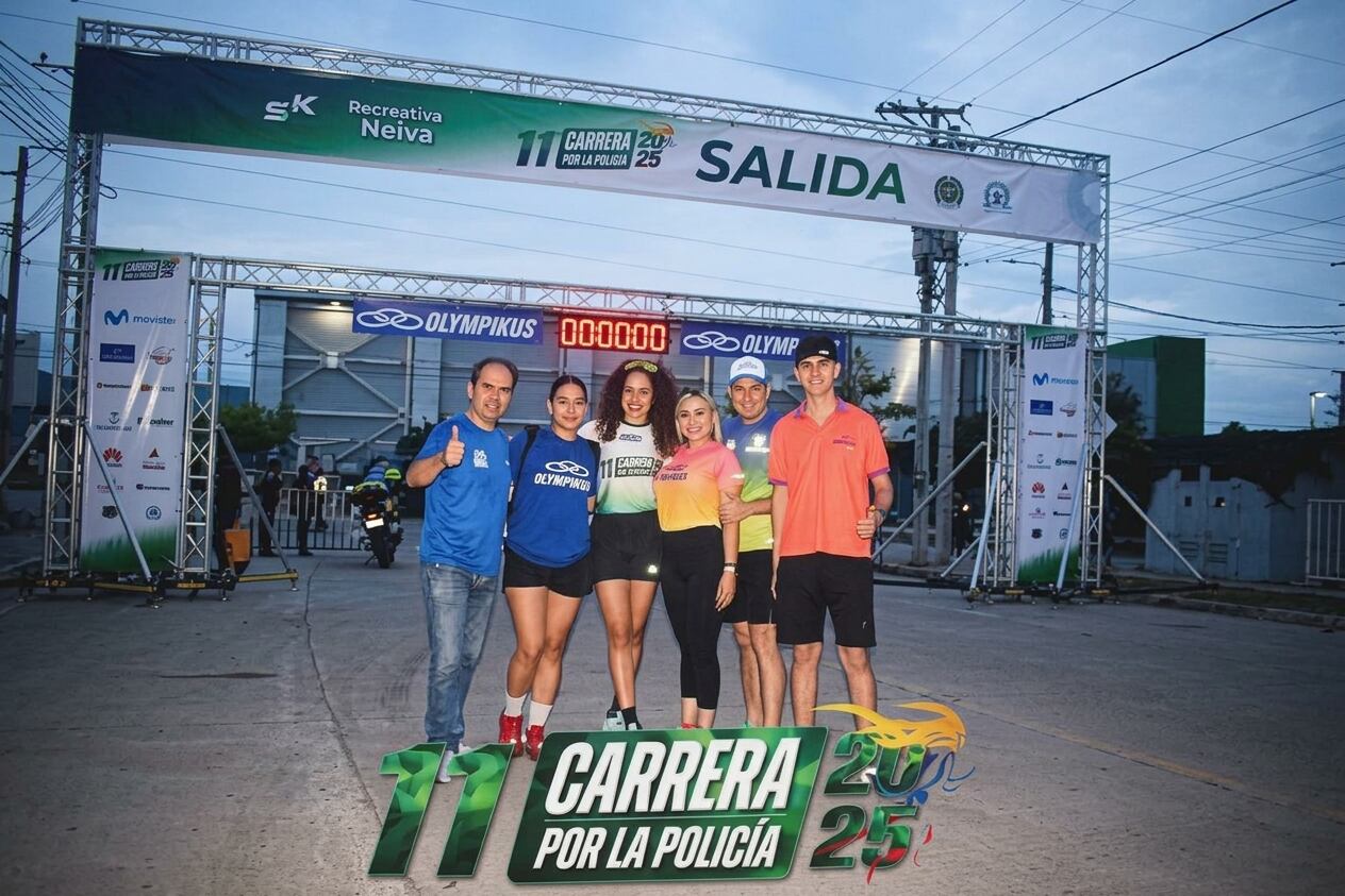 Atletas por la Seguridad’, se realizará el próximo 29 de noviembre en Neiva. Foto Redes Sociales