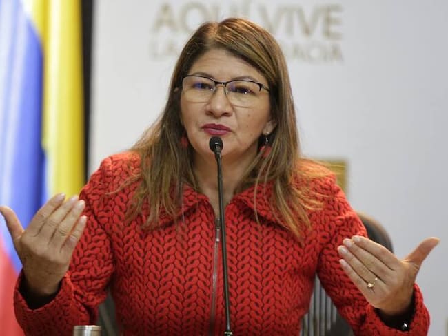 Senadora Sandra Ramírez del partido Comunes