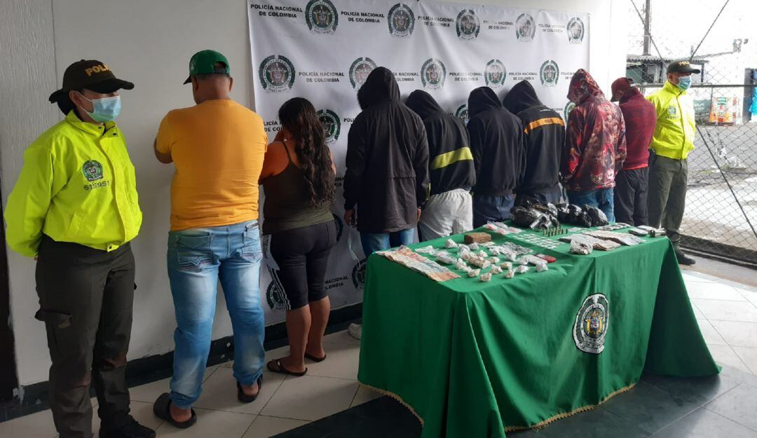 Capturados por prsunto tráfico de estupefacientes