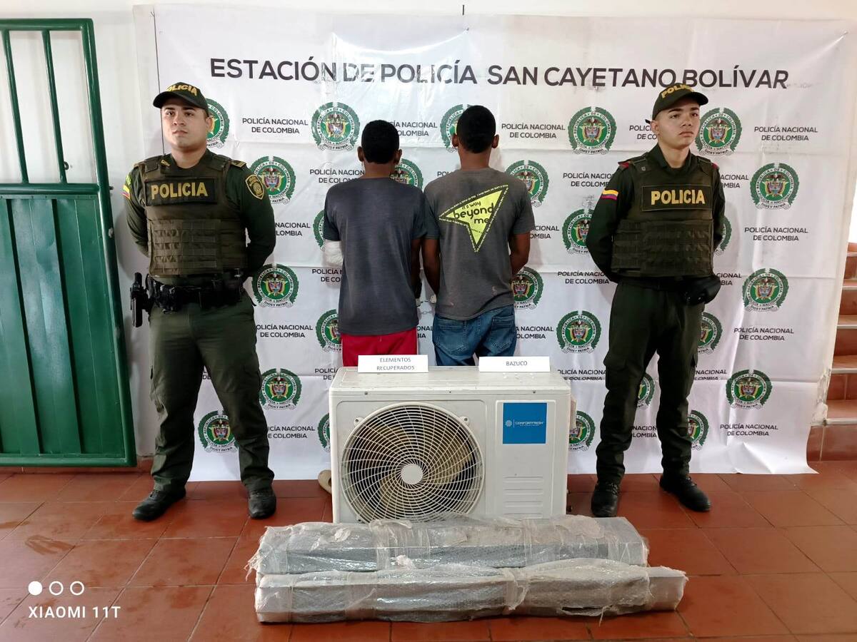 Policía frustró hurto a colegio en el corregimiento de San Cayetano