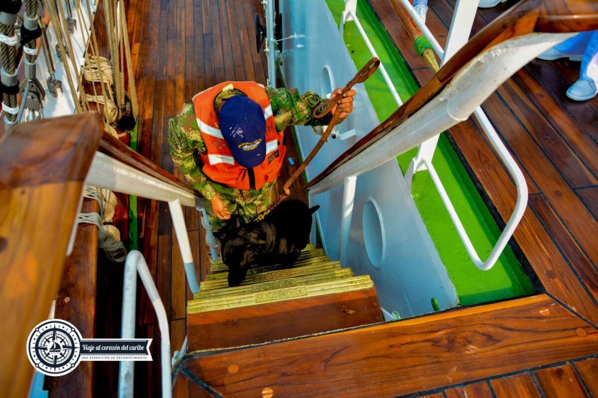 A bordo del Buque Gloria