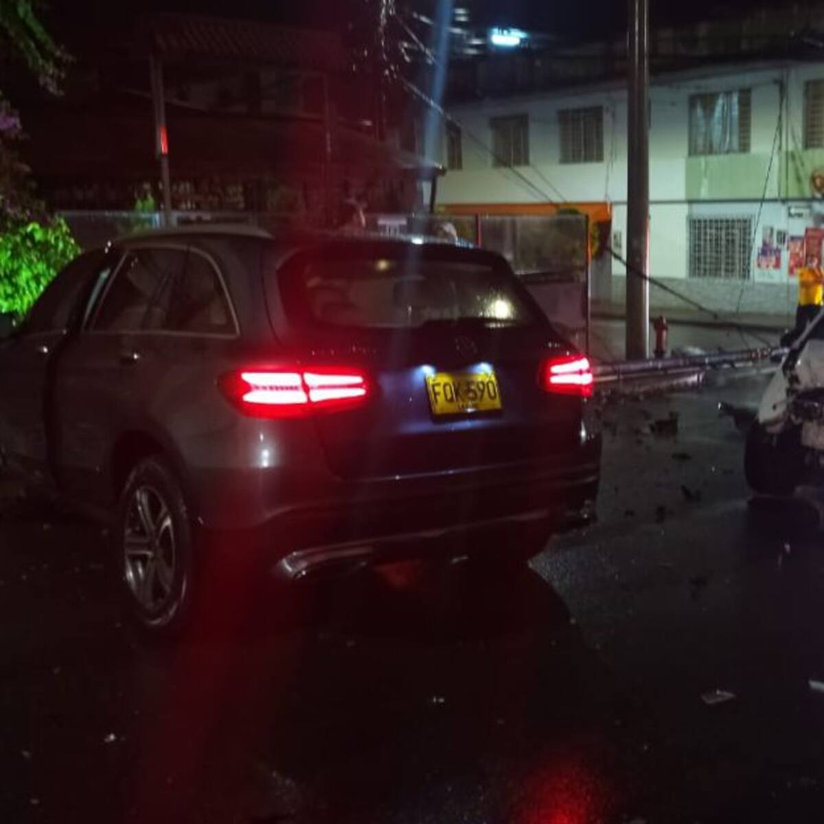 Fuerte accidente en el barrio La Pola en Ibagué