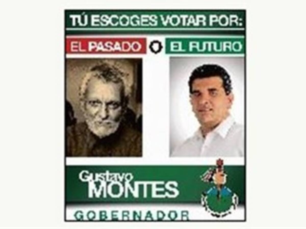 Polémica en Sucre por afiche de un candidato a la gobernación