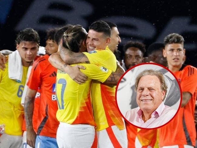 Selección Colombia y Ramón Jesurún. Créditos: Tomada de redes sociales y agencia Efe