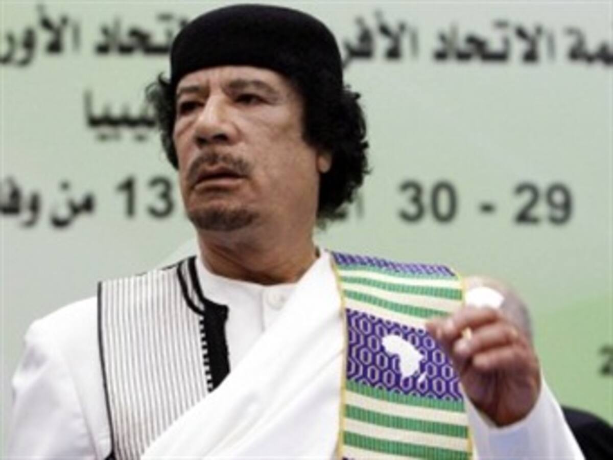 Corte Penal Internacional ordenará captura de Gadafi por delitos de lesa humanidad