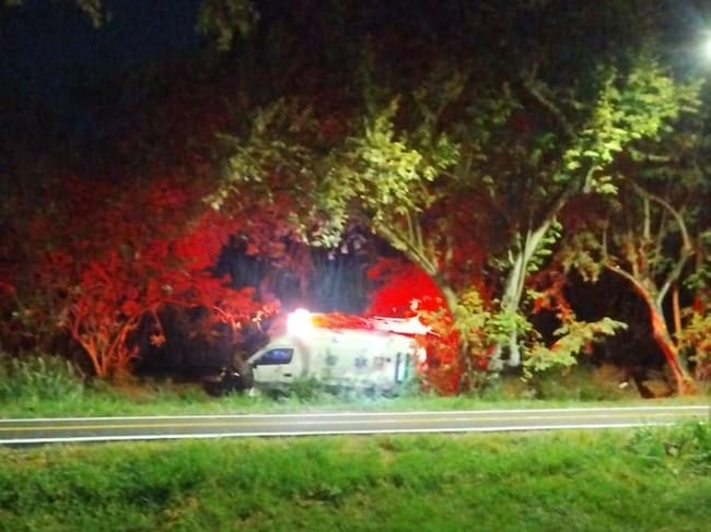 Accidente enla vía Cali - Palmira