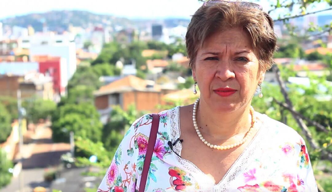 Marta Maldonado, presidenta de la Federación Comunal 