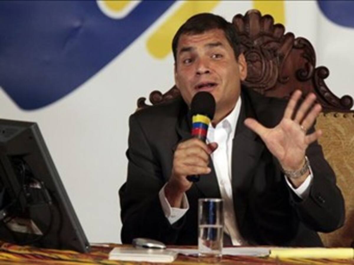 Correa destacó apoyo de Santos durante sublevación policial en Ecuador