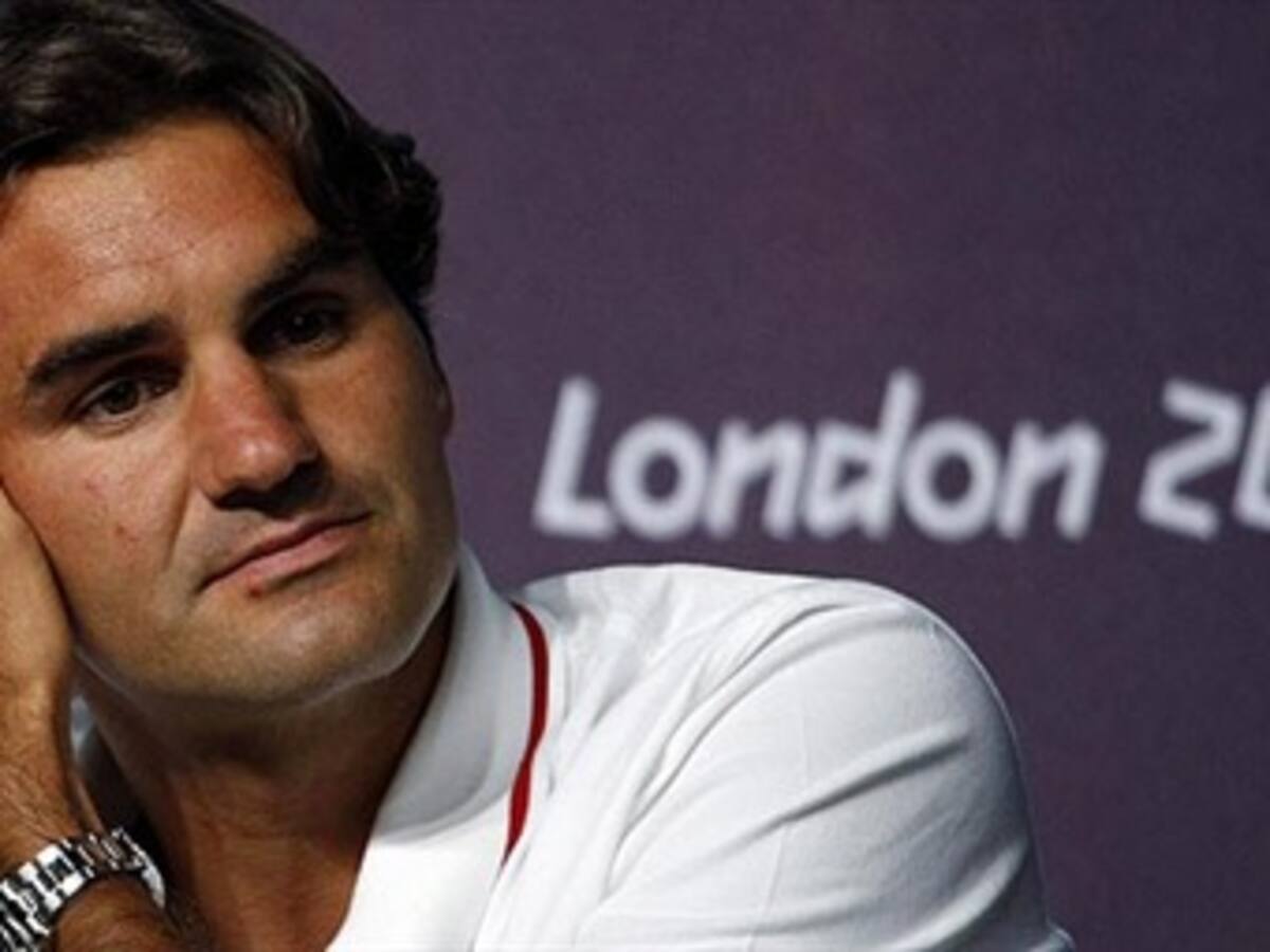 Roger Federer, tenista suizo y ganador de la medalla de plata