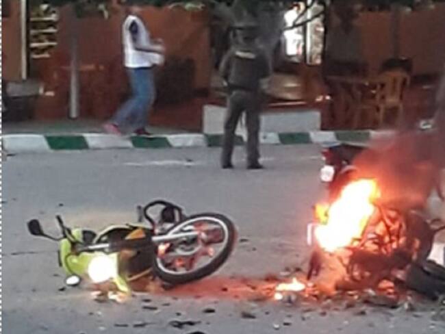 Activan motocicleta bomba en Tame Arauca