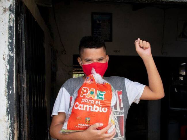 Niños del Magdalena tienen garantizada la alimentación durante la pandemia