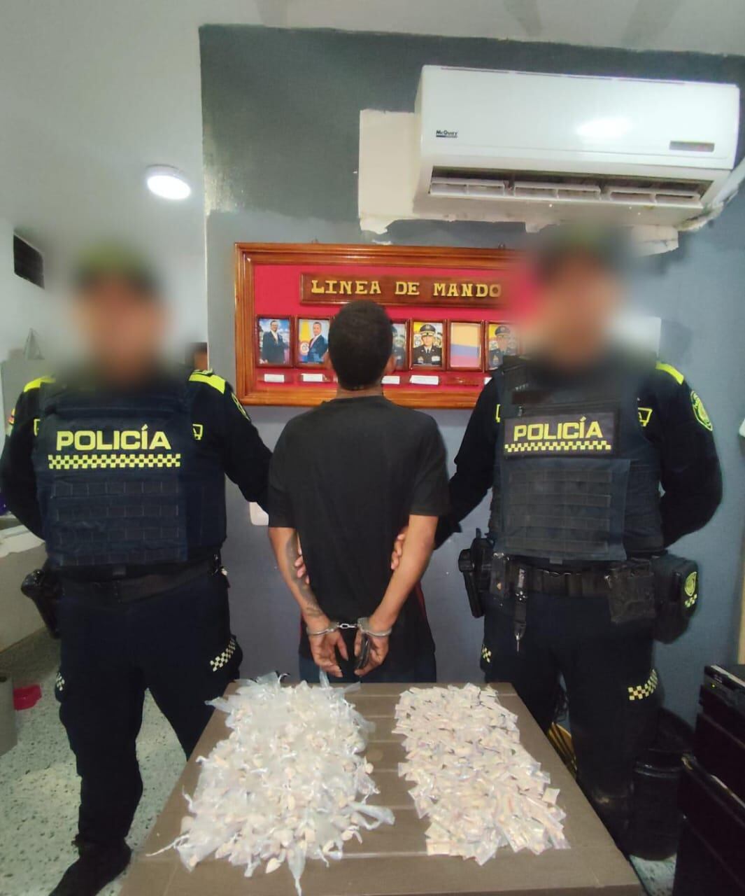 Cayó en poder de la Policía Nacional alias ‘el Breyner’, reconocido jíbaro del barrio Nariño